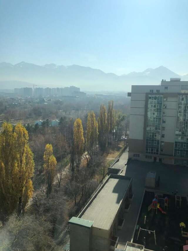Апартаменты Уютная 1-комнатная квартира с видом на горы Алматы-14